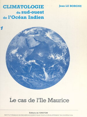 cover image of Climatologie du Sud-Ouest de l'océan Indien